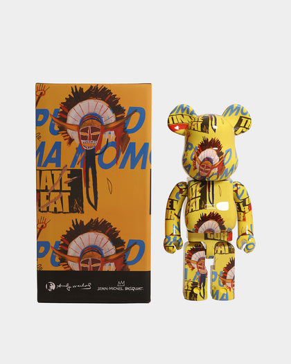 Medicom Toy Be@rbrick Andy Warhol X Jean-Michel Basquiat #3 1000% Multi-Coloured