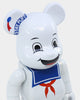 Medicom Toy Be@rbrick X Ghostbusters Stay Puft Marshmallow Man 100% & 400% Figure Set Multi-Coloured