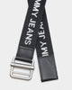 Tommy Jeans Essential Logo Tape Webbing Belt Black