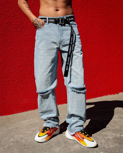 Tommy Jeans Essential Logo Tape Webbing Belt Black