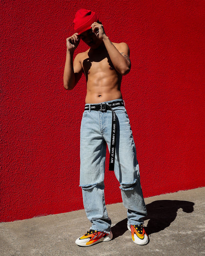 Tommy Jeans Essential Logo Tape Webbing Belt Black