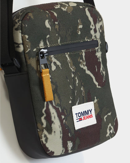 Tommy Jeans Urban Essentials Camo Reporter Side Bag Camo