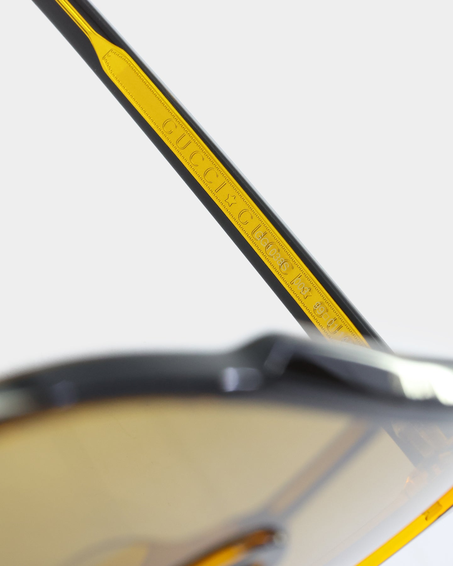 Gucci GG1038S-003 Black/Yellow | Culture Kings US