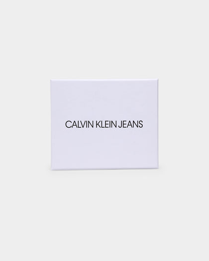 Calvin Klein Plaque Billfold Clip Wallet Black
