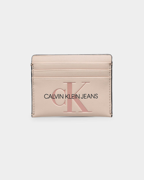 Calvin Klein Sculpted Mono Cardholder Muslin