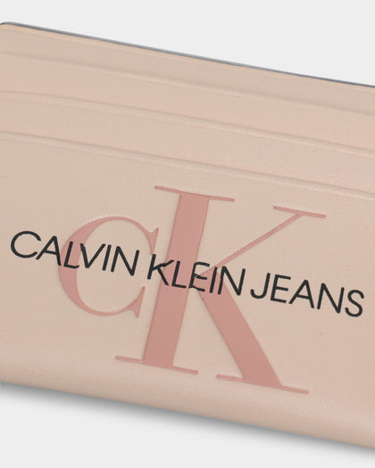 Calvin Klein Sculpted Mono Cardholder Muslin