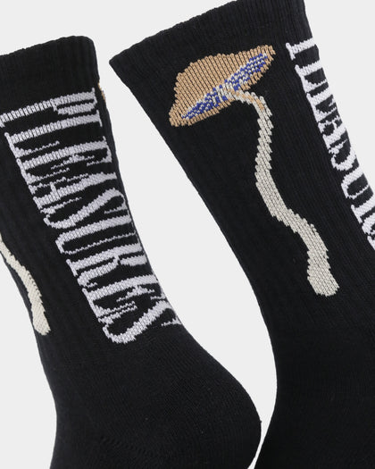HUF X Pleasures Spore Socks Black