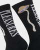 HUF X Pleasures Spore Socks Black