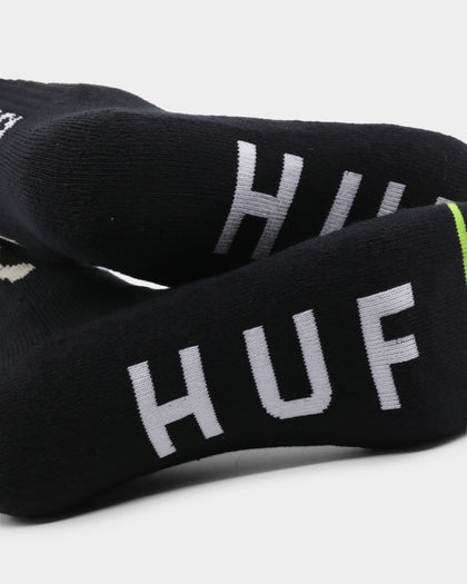 HUF X Pleasures Spore Socks Black