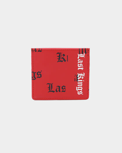Last Kings Fragment Card Holder Red Leather