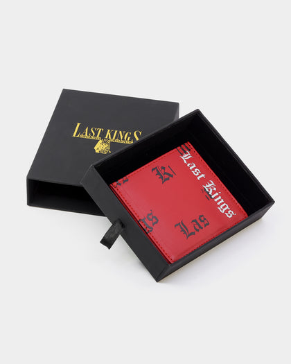 Last Kings Fragment Card Holder Red Leather