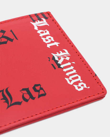Last Kings Fragment Card Holder Red Leather