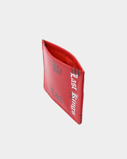 Last Kings Fragment Card Holder Red Leather