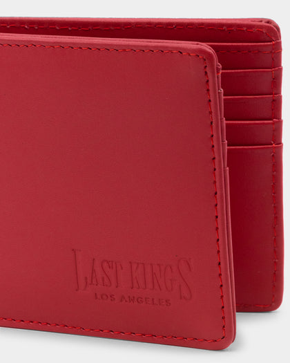 Last Kings Logotype Wallet Red Leather