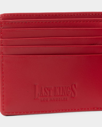 Last Kings Logotype Wallet Red Leather