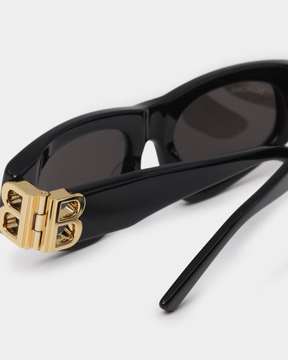 Balenciaga Dynasty D-Frame Sunglasses Black/Gold