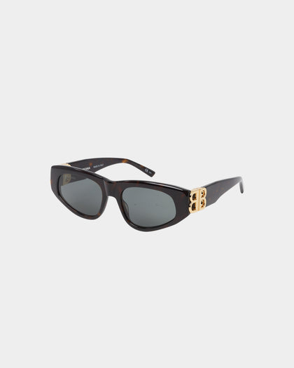 Balenciaga Dynasty D-Frame Sunglasses Tort/Gold