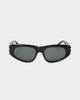 Balenciaga Dynasty D-Frame Sunglasses Tort/Gold
