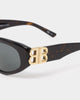 Balenciaga Dynasty D-Frame Sunglasses Tort/Gold