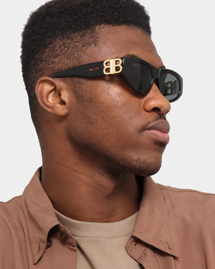 Balenciaga Dynasty D-Frame Sunglasses Tort/Gold