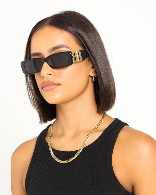 Balenciaga BB0096S001 Dynasty Sunglasses Black