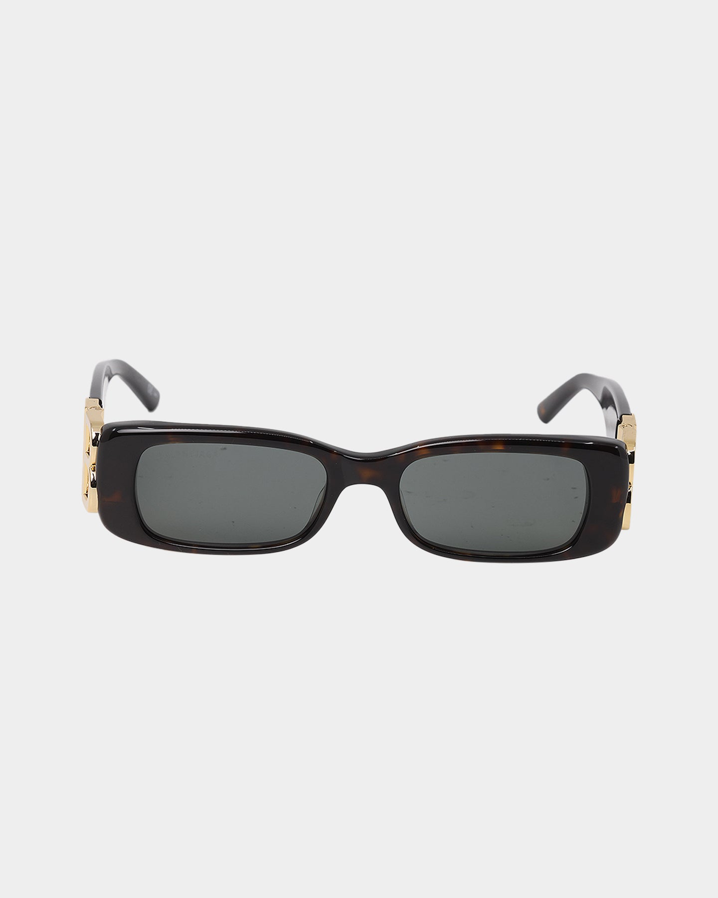 Balenciaga Dynasty Rectangle Sunglasses Tort/Gold | Culture Kings US
