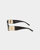 Balenciaga Dynasty Rectangle Sunglasses Tort/Gold