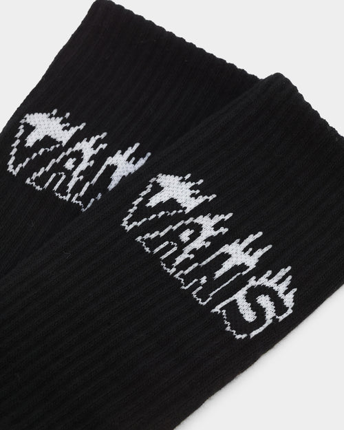 Vans Vibes Crew Socks Black