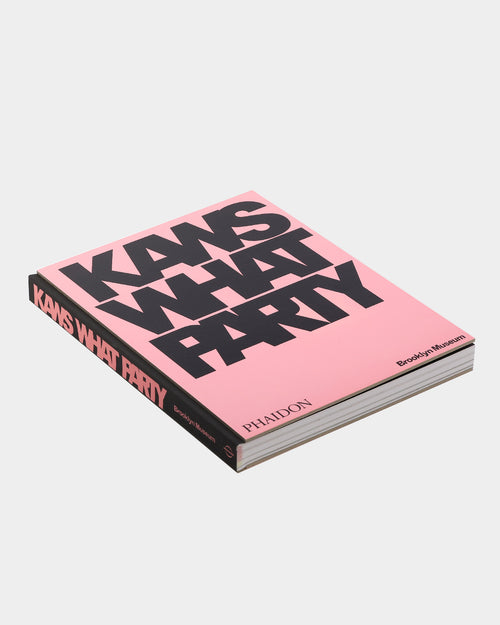 KAWS KAWS What Party Black On Pink Edition Book Black/Pink