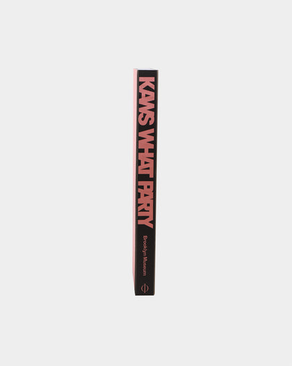 KAWS KAWS What Party Black On Pink Edition Book Black/Pink