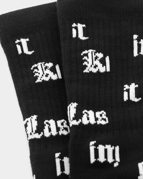 Last Kings Fragment Socks Black