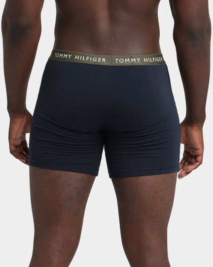 Tommy Jeans Boxer Briefs 3 Pack Army Green