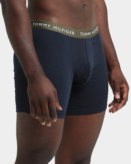 Tommy Jeans Boxer Briefs 3 Pack Army Green
