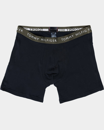 Tommy Jeans Boxer Briefs 3 Pack Army Green