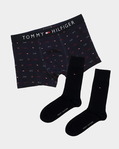 Tommy Jeans Trunk & Sock Set Desert Sky