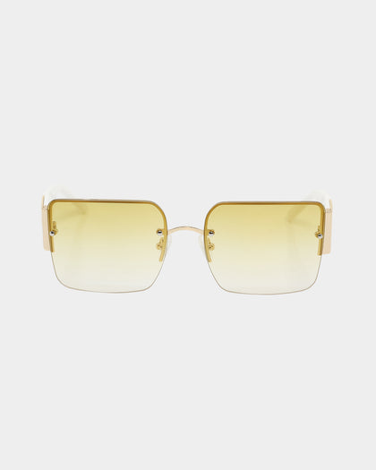 Le Specs What I Want Limited Edition Sunglasses Bright Gold
