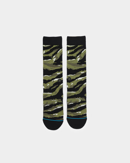 Stance Aced Crew Socks Black Camo