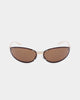 Charlotte Mercy Dakota Sunglasses Gold/Brown