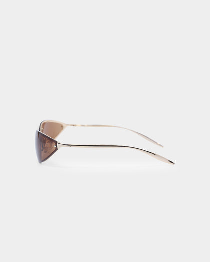 Charlotte Mercy Dakota Sunglasses Gold/Brown