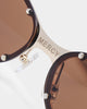 Charlotte Mercy Dakota Sunglasses Gold/Brown
