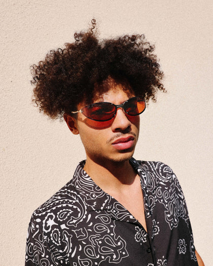 Charlotte Mercy Dakota Sunglasses Gold/Brown