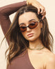 Charlotte Mercy Dakota Sunglasses Gold/Brown