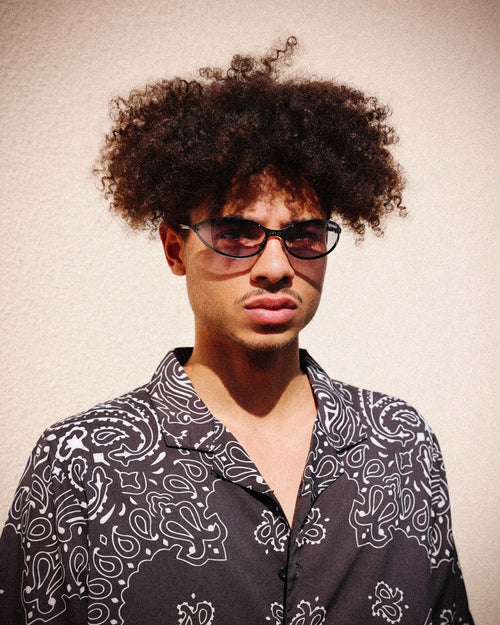 Charlotte Mercy Dakota Sunglasses Black/Blue