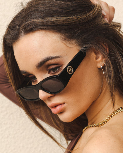 Charlotte Mercy Hensen Sunglasses Black