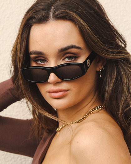 Charlotte Mercy Hensen Sunglasses Black
