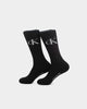 Calvin Klein 1/2 Terry Cushion Crew Sock 3 Pack Black Assorted