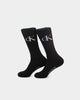 Calvin Klein 1/2 Terry Cushion Crew Sock 3 Pack Black Assorted