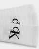 Calvin Klein 1/2 Terry Cushion Crew Sock 3 Pack White