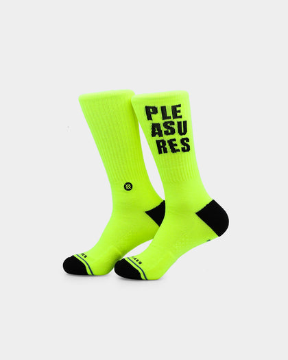 Stance Stance X Pleasures Socks Yellow