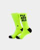 Stance Stance X Pleasures Socks Yellow